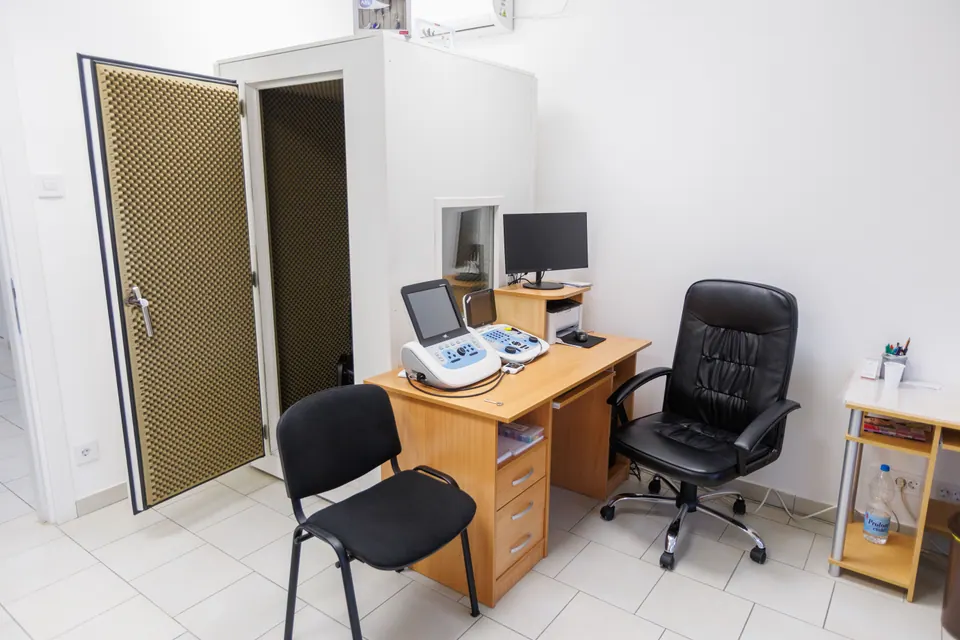 Hangszigetelt kabin audiometriához